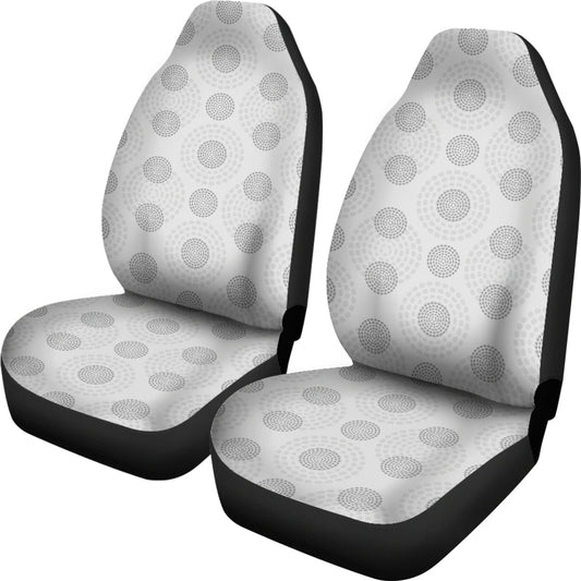 Abstract Circles (2) Car Seat Covers