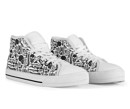 Human Bones High Top Shoes – product image 2
