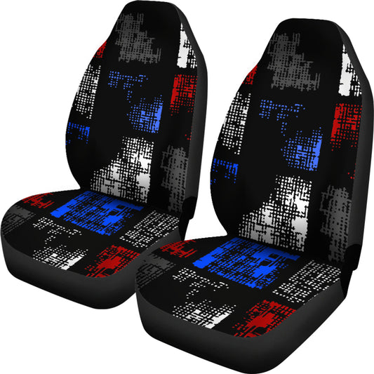 Abstract Blocks Car Seat Covers