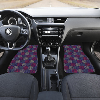Abstract Dot Circles Car Floor Mats