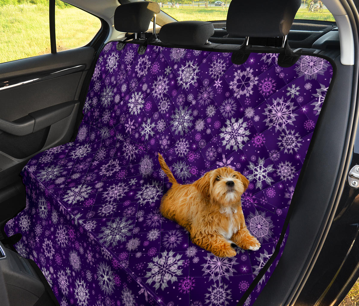 Purple Mandalas Car Back Seat Pet Cover
