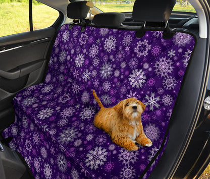 Purple Mandalas Car Back Seat Pet Cover