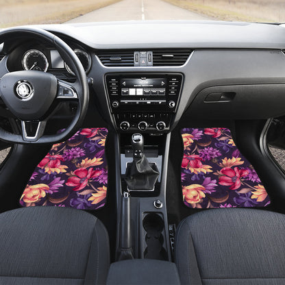 Colorful Flowers Car Floor Mats