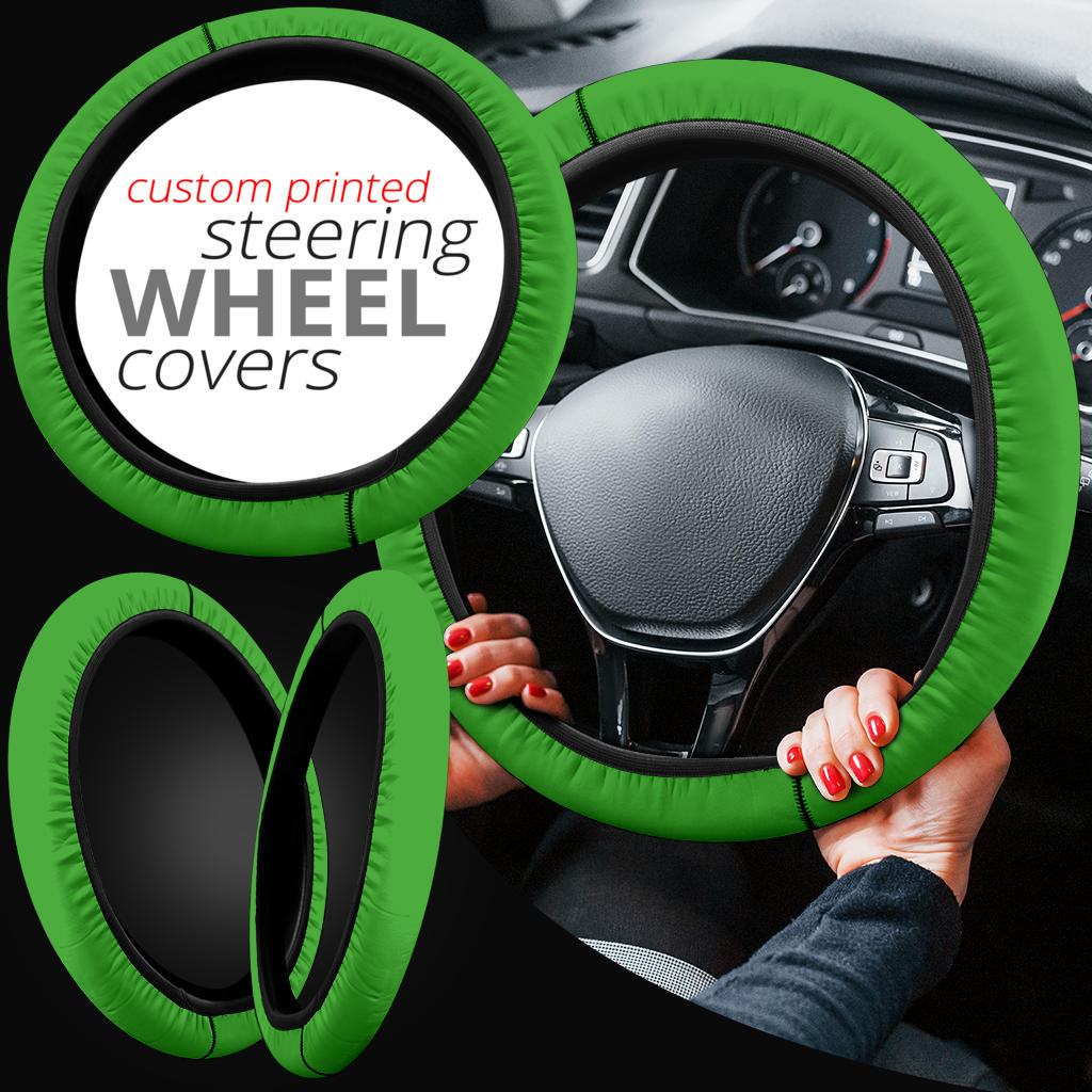 Green Steering Wheel Cover
