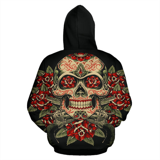Skull and Roses - Hoodie