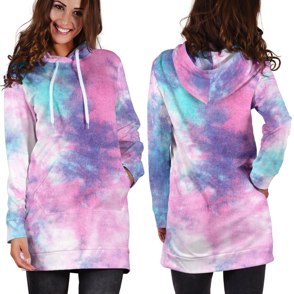 Cotton Candy Hoodie Dress 2