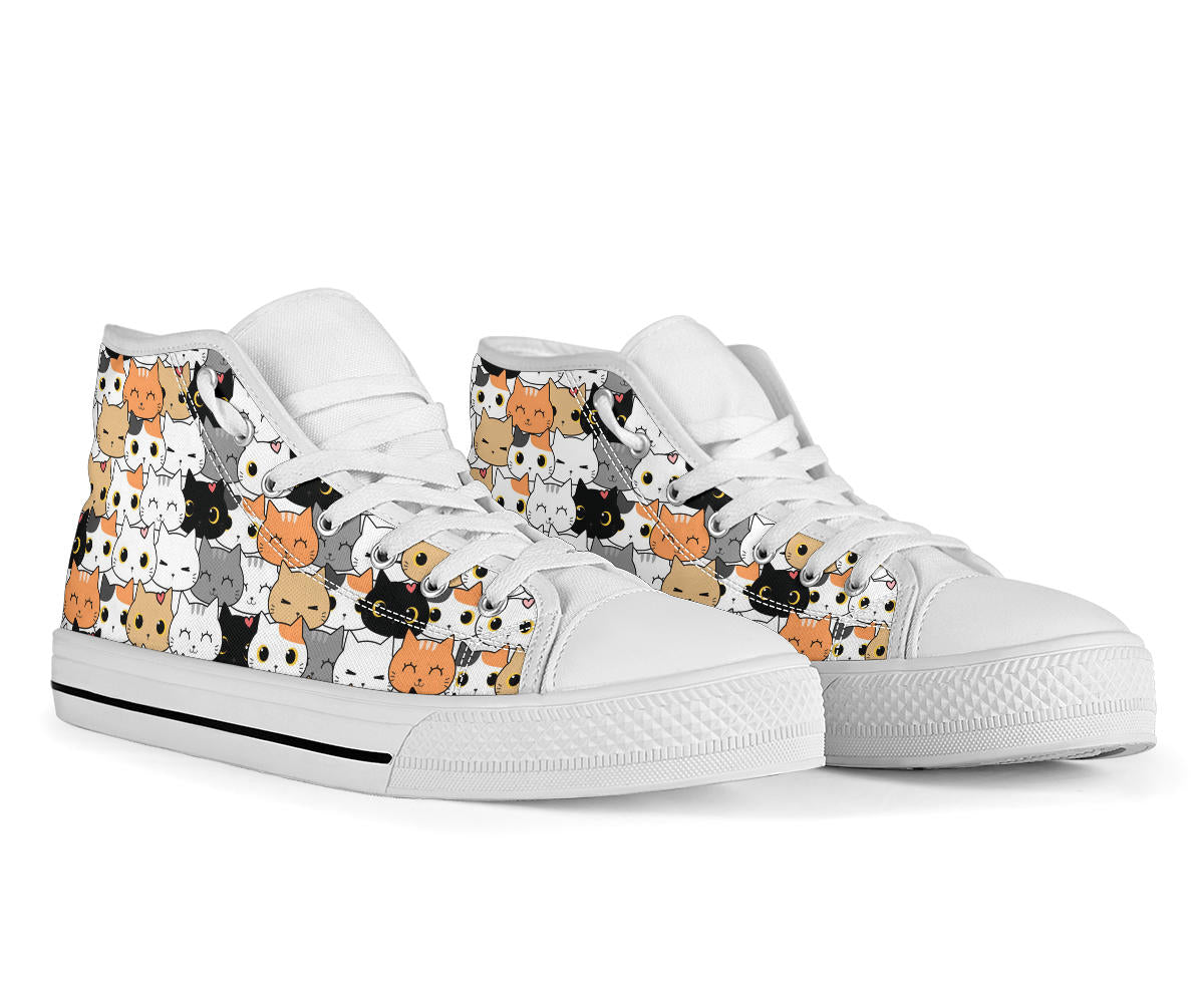 Cute Cat Shoes High Tops – product image 2