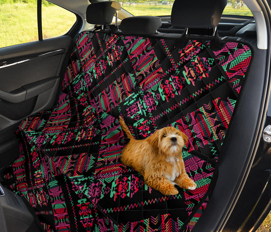 Ethnic Tribal Car Back Seat Pet Cover