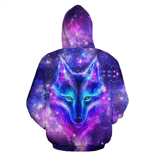 Galaxy Wolf Hoodie