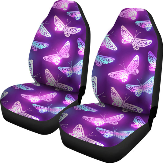 Purple Butterflies Car Seat Covers
