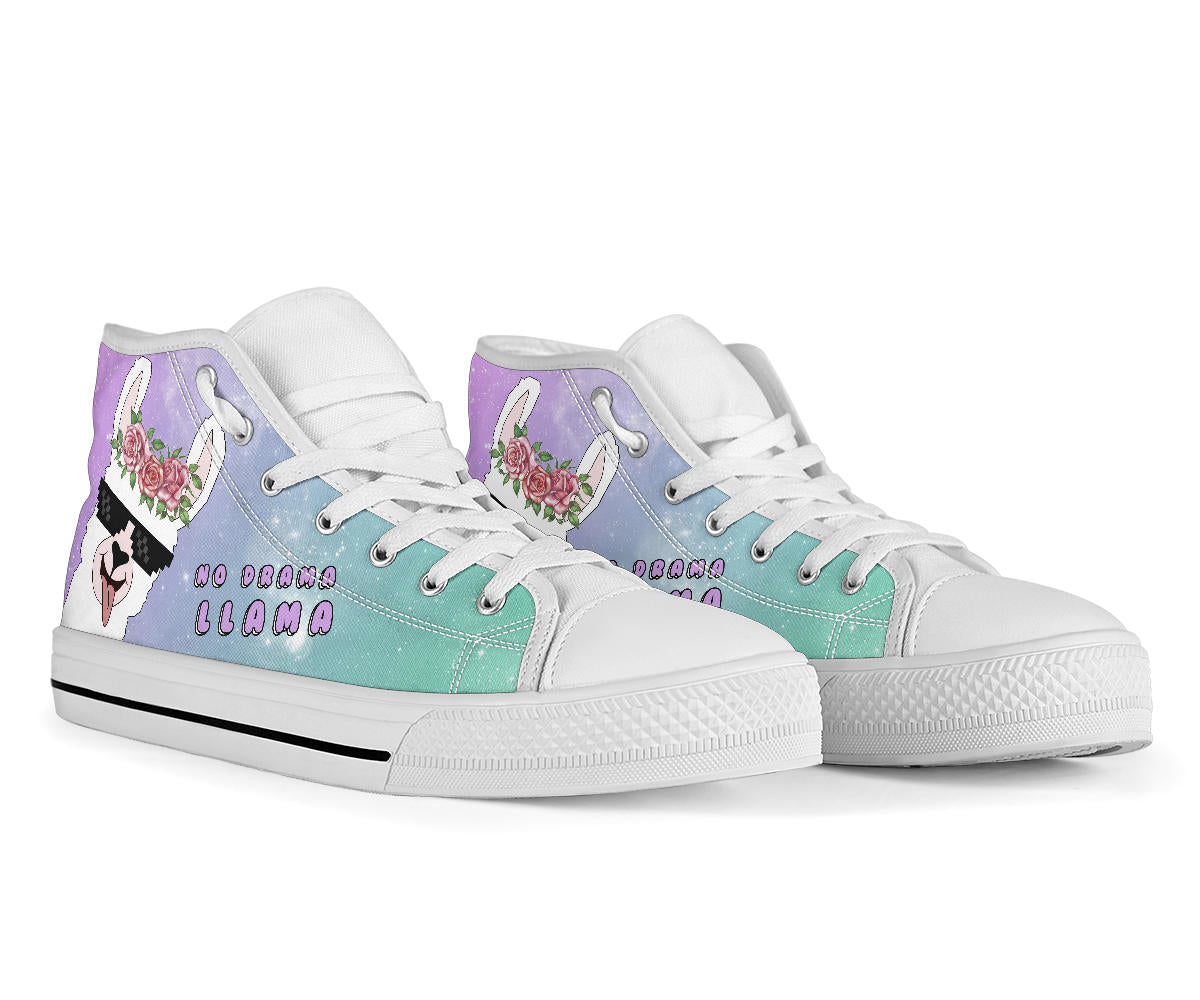 No Drama Llama High Top Shoes – product image 2