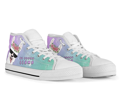 No Drama Llama High Top Shoes – product image 2