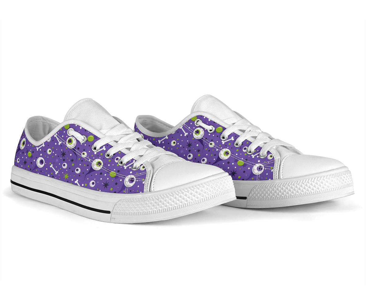 Eyeball Halloween Low Top Shoes – product image 2