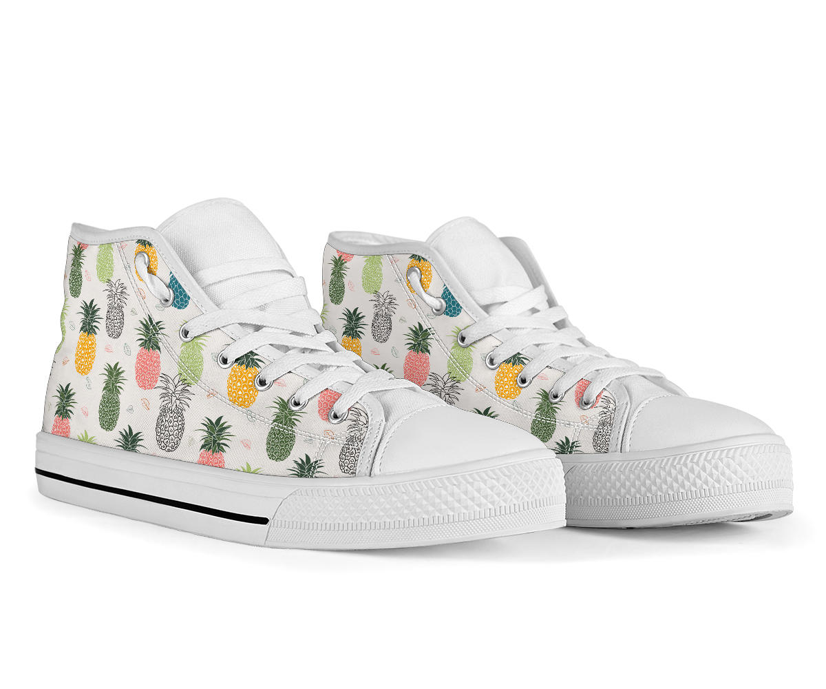 Cute Pineapple High Top Shoes – product image 2