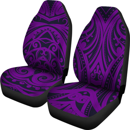Purple Tribal Polynesian Car Seat Covers