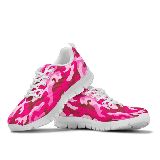 Pink Camouflage Sneakers