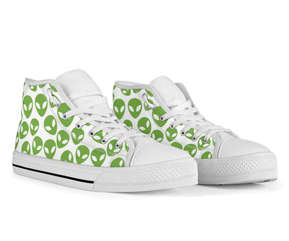 Green Alien High Top Shoes – product image 2