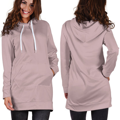 Light Dusty Rose - Hoodie Dress