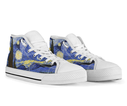 Van Gogh Starry Night High Top Shoes – product image 2