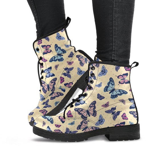 Yellow Butterfly Boots