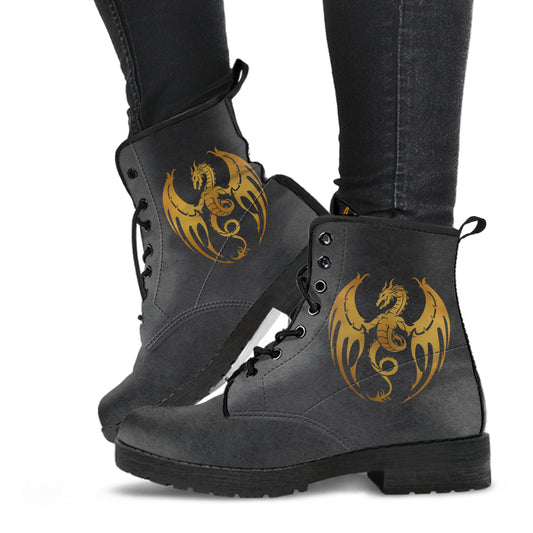 Grey Dragon Boots