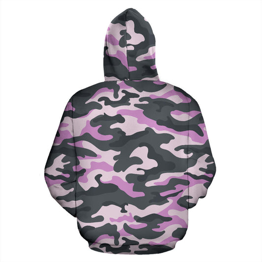 Pink Camouflage Hoodie