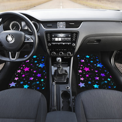 Pink Purple Stars Car Floor Mats