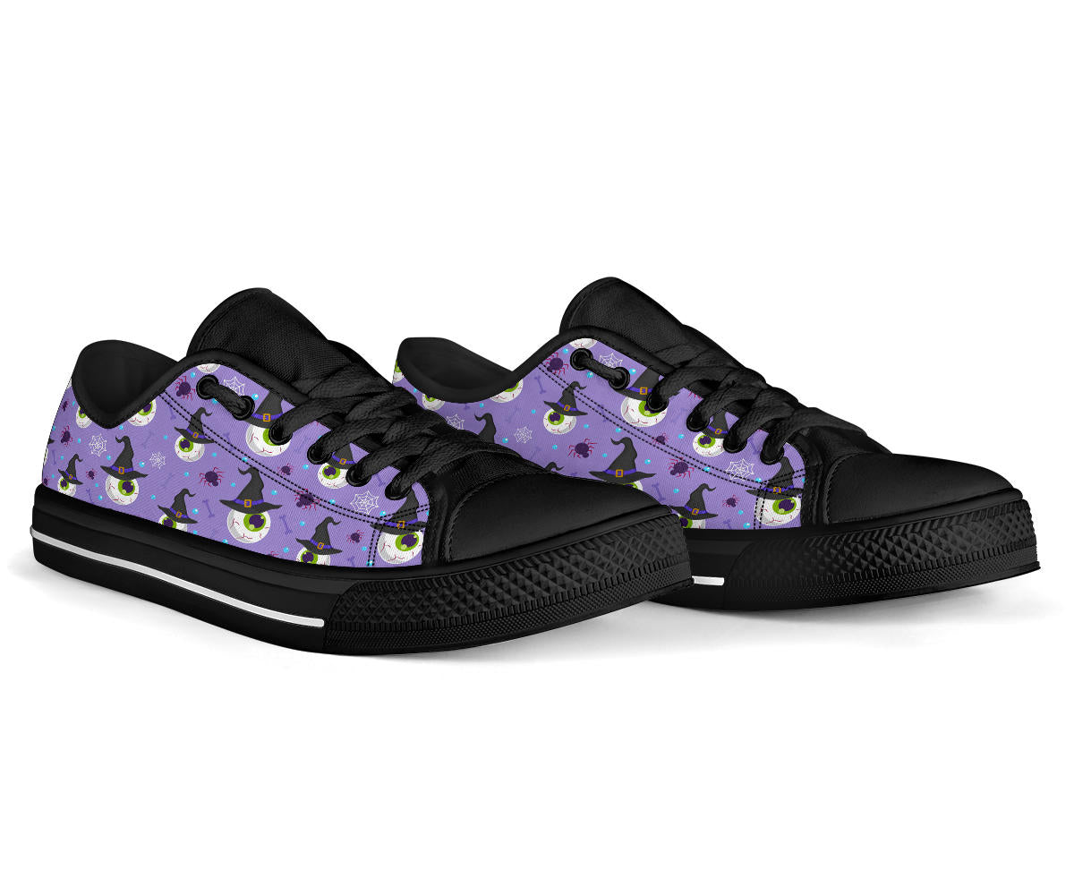 Halloween Eyeball Shoes Black Sole