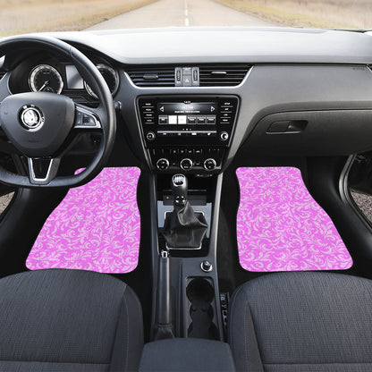Pink Elegant Decor Car Floor Mats