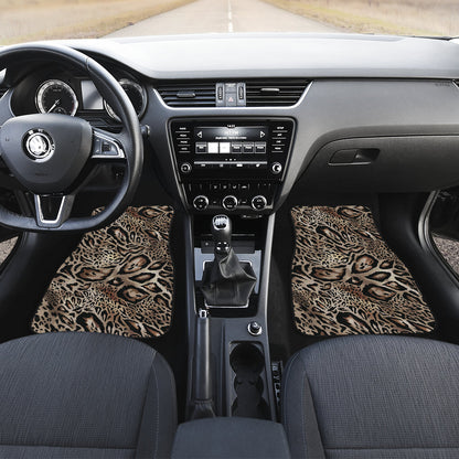 Leopard Print Car Floor Mats