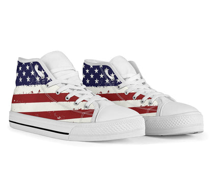 US Flag High Top Shoes – product image 2