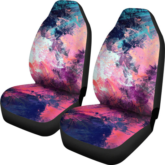 Pastel Abstract Car Seat Covers