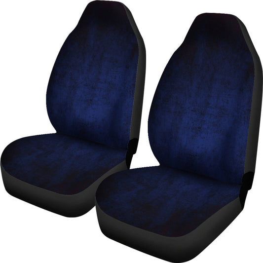 Navy Blue Grunge Car Seat Covers
