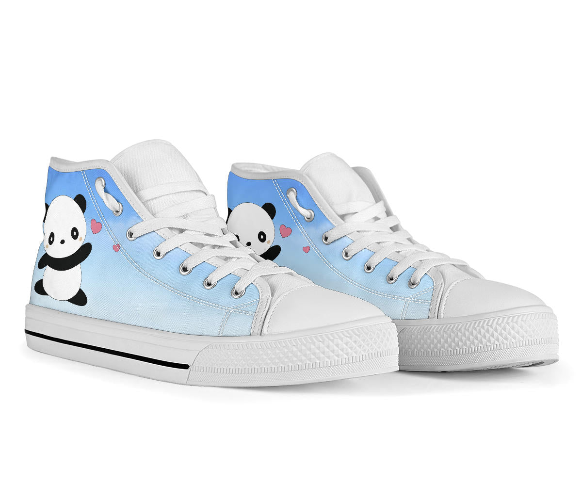 Kawaii Panda High Top Shoes – product image 2