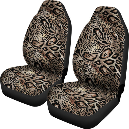 Leopard Print Car Seat Covers