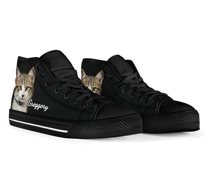 Custom Cat Greggory High Top Shoes – product image 2
