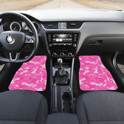 Pink Camouflage Floor Mats