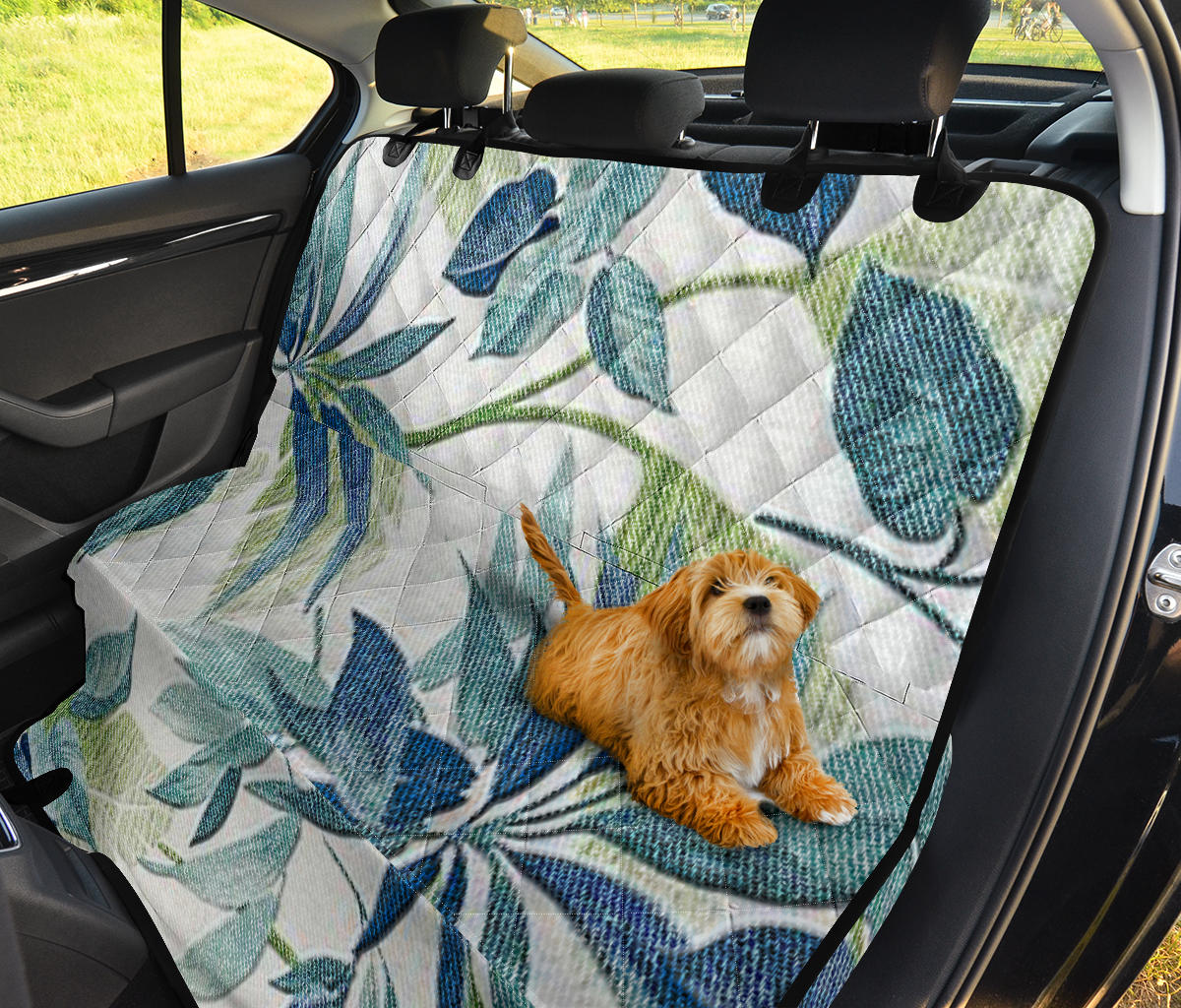 Vintage Plants Car Back Seat Pet Cover