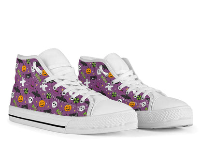 Happy Halloween Candy High Top Shoes – product image 2