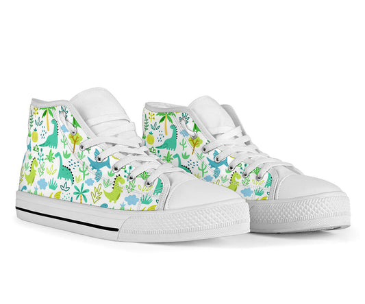 Green Kawaii Dinosour Shoes