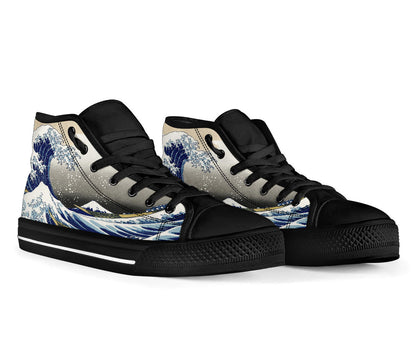 Great Wave Shoes - Black Sole High Top Shoes – product image 2