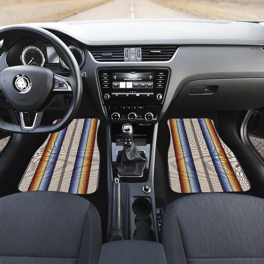 Rainbow Stripes Car Floor Mats