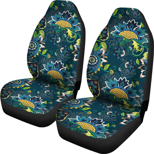 Elegant Floral Decor Car Seat Covers
