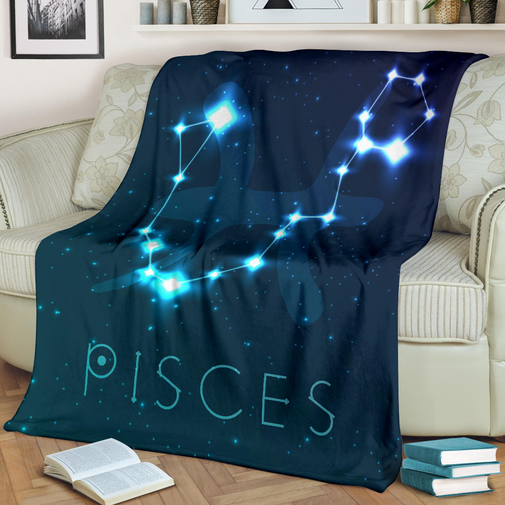 Pisces Zodiac Blanket