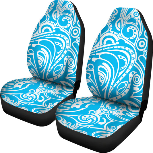 Blue Tribal Ethnic Car Seat Covers