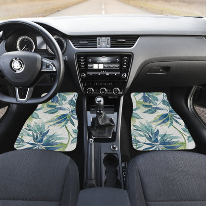 Vintage Plants Car Floor Mats