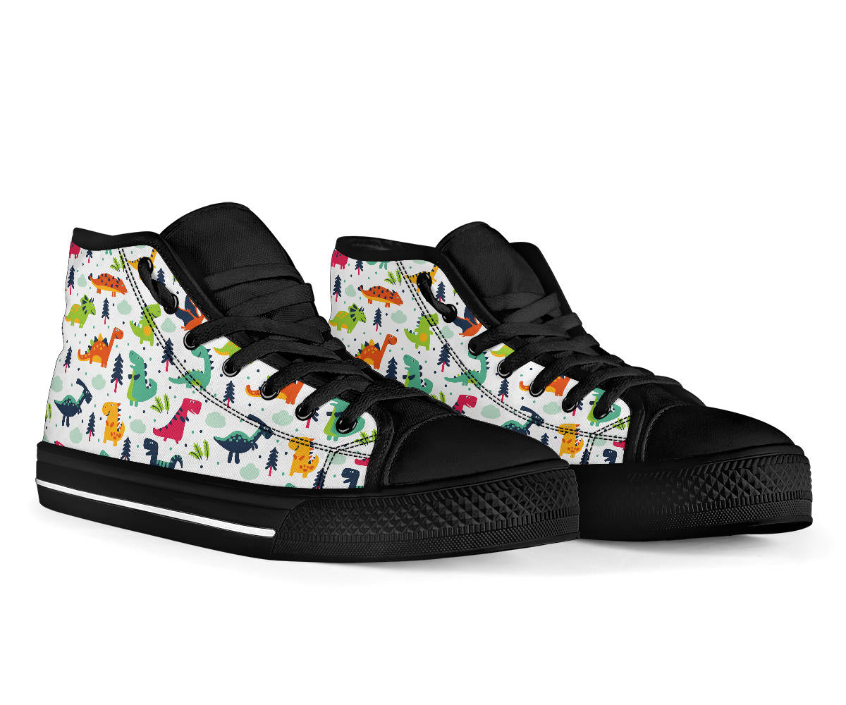 Cute Dinosaur Shoes Black Sole