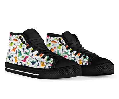 Cute Dinosaur Shoes Black Sole