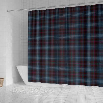 Blue Plaid Shower Curtain