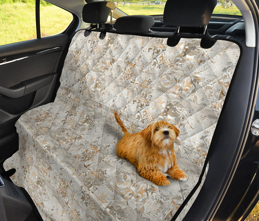 Vintage Decor Car Back Seat Pet Cover
